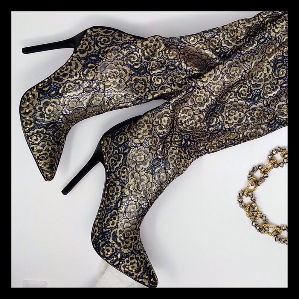 ❤️Size 7.5 Cape Robbin Studded Thigh High Boots - Picture 3 of 7